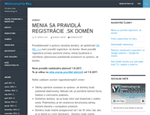 Tablet Screenshot of blog.webhostingy.sk